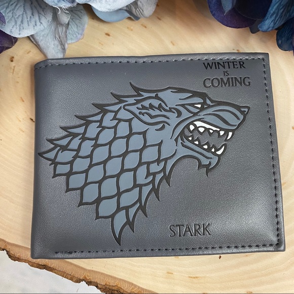 Vegan Leather Game of Thrones House Stark Wallet - Picture 2 of 7